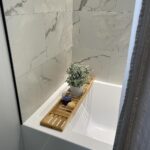 Bamboo Bath Caddy Tray Wooden Bathroom Rack Tub Tidy Shelf Storage Organizer photo review