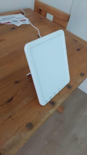 SAD Lamp 15000 Lux UV-Free Sunlight 3 Color Temperature Light Therapy Lamp photo review