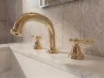 Brass Taps Bathroom 3-Hole Widespread A3